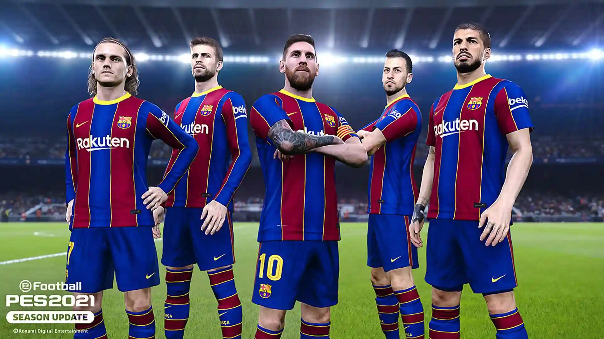 The cover of eFootBall PES 2021 is not in danger, Messi stays at Barça