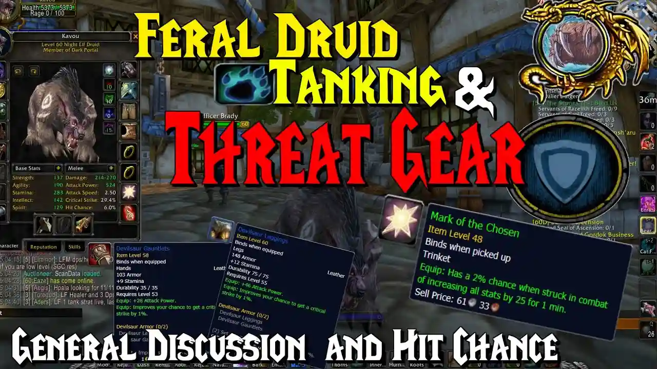 A Quick Guide to WoW Classic Feral Druid Tanks
