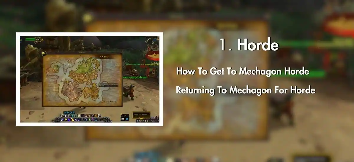 how to get to mechagon horde
