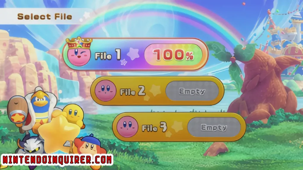 In-game completion percentage screen showing 100 percent progress.]