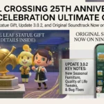 Animal Crossing 25th Anniversary: Free Leaf Statue Gift, Update 3.0.2, and Original Soundtrack Now on Nintendo Music