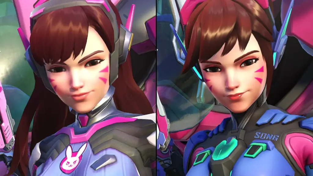 Comparison Overwatch original Switch versus Switch 2