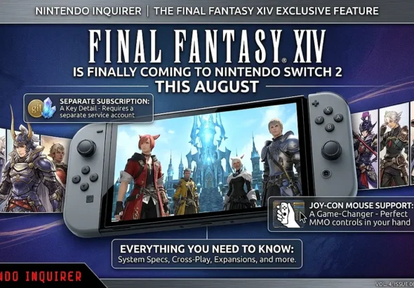 Final Fantasy XIV Is Finally Coming to Nintendo Switch 2 This August: Separate Subscription, Joy-Con Mouse Support, and Everything You Need to Know