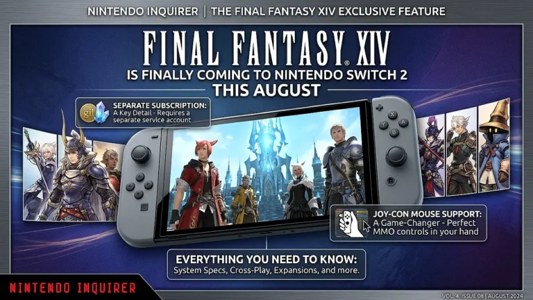 Final Fantasy XIV Is Finally Coming to Nintendo Switch 2 This August: Separate Subscription, Joy-Con Mouse Support, and Everything You Need to Know