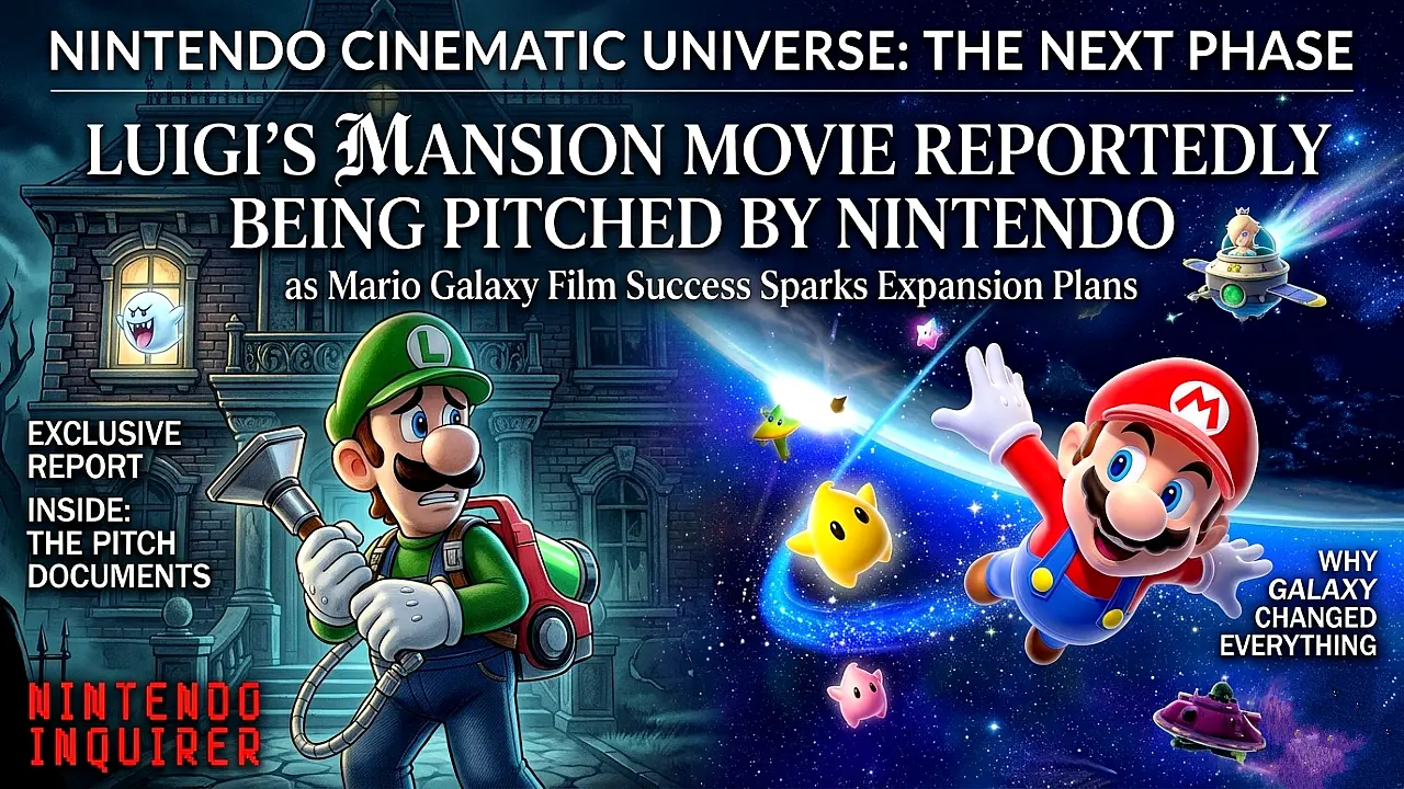 Luigi's Mansion Movie Reportedly Being Pitched by Nintendo
