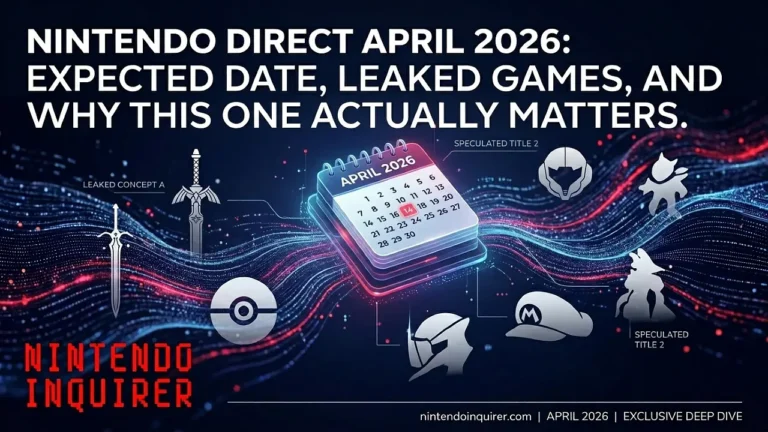 Nintendo Direct April 2026: Expected Date, Leaked Games, and Why This One Actually Matters