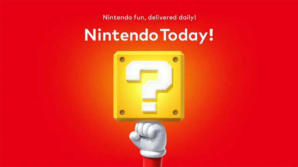 Nintendo Today app