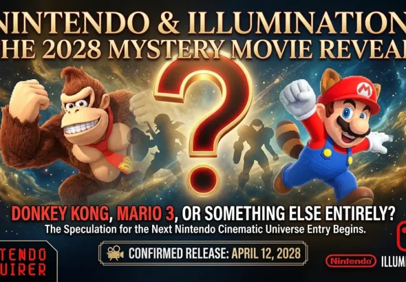 Nintendo and Illumination Confirm Mystery Movie for April 12, 2028: Donkey Kong, Mario 3, or Something Else Entirely?
