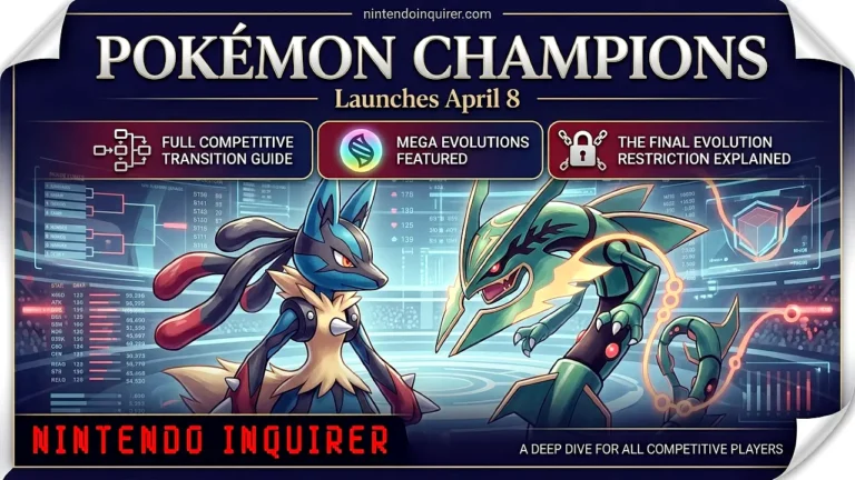 Pokémon Champions Launches April 8: Full Competitive Transition Guide, Mega Evolutions, and the Final Evolution Restriction Explained