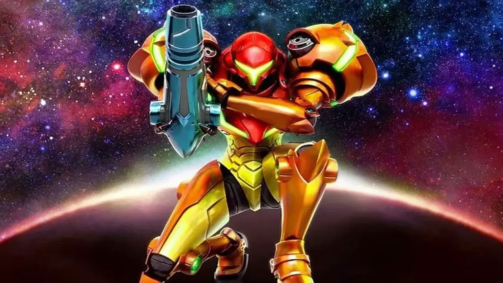 Samus Aran in the Metroid universe