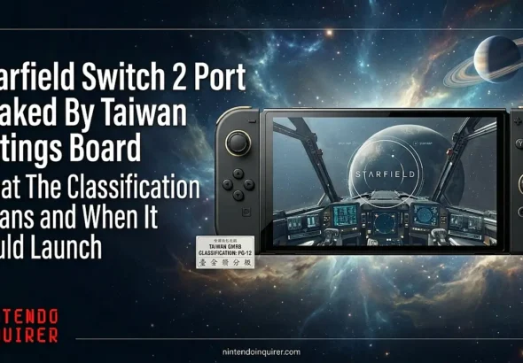 Starfield Switch 2 Port Leaked by Taiwan Ratings Board: What the Classification Means and When It Could Launch
