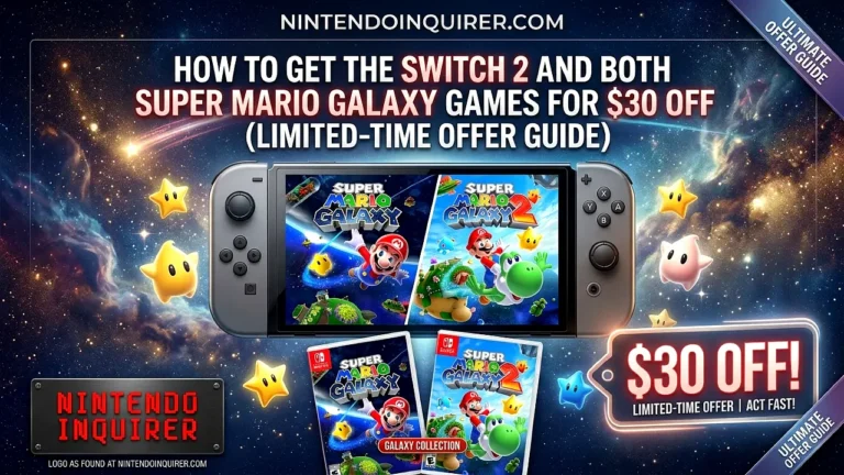 How to Get the Switch 2 and Both Super Mario Galaxy Games for $30 Off (Limited-Time Offer Guide)