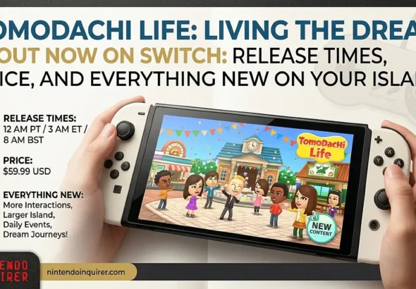 Tomodachi Life: Living the Dream is Out Now on Switch: Release Times, Price, and Everything New on Your Island