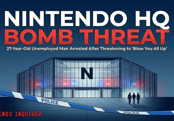 Nintendo HQ Bomb Threat: 27-Year-Old Unemployed Man Arrested After Threatening to "Blow You All Up"