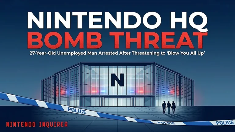 Nintendo HQ Bomb Threat: 27-Year-Old Unemployed Man Arrested After Threatening to "Blow You All Up"