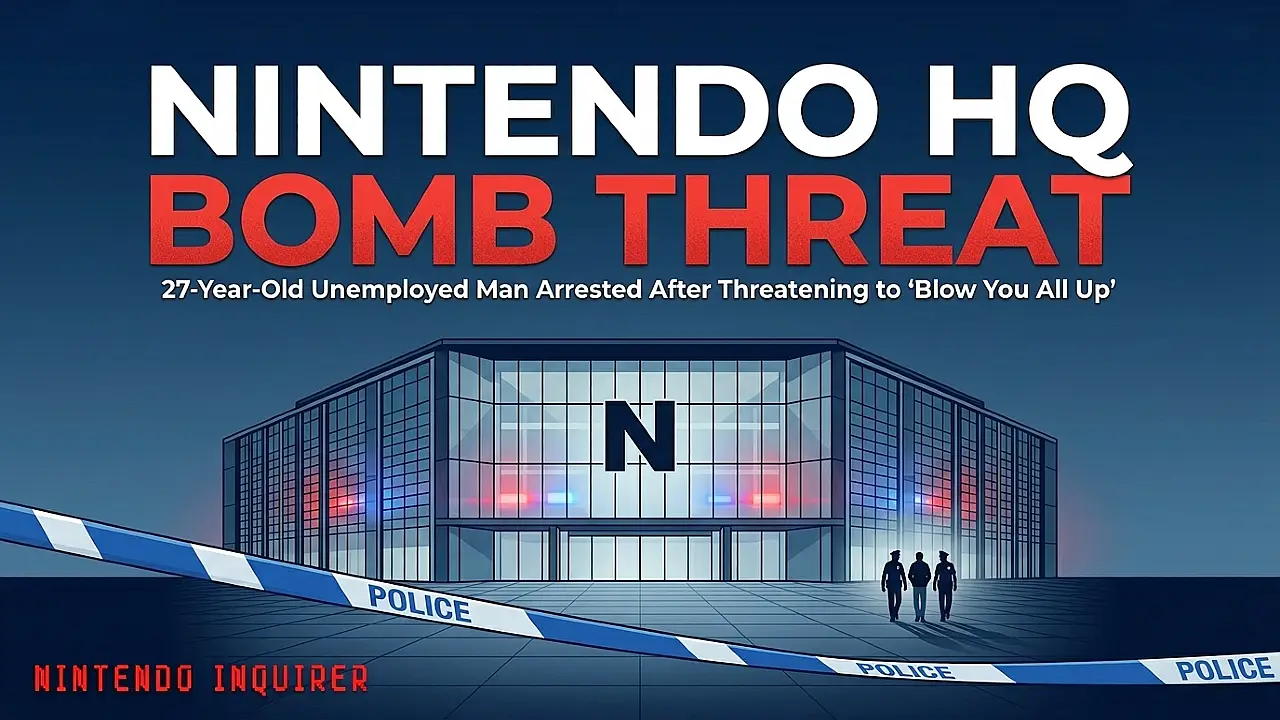 Nintendo HQ Bomb Threat: 27-Year-Old Unemployed Man Arrested After Threatening to "Blow You All Up"
