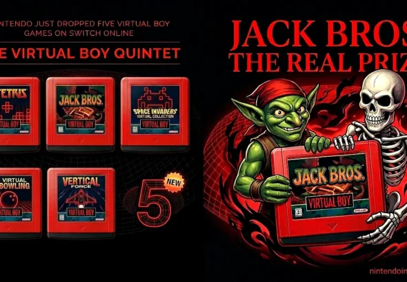 Nintendo Just Dropped Five Virtual Boy Games on Switch Online