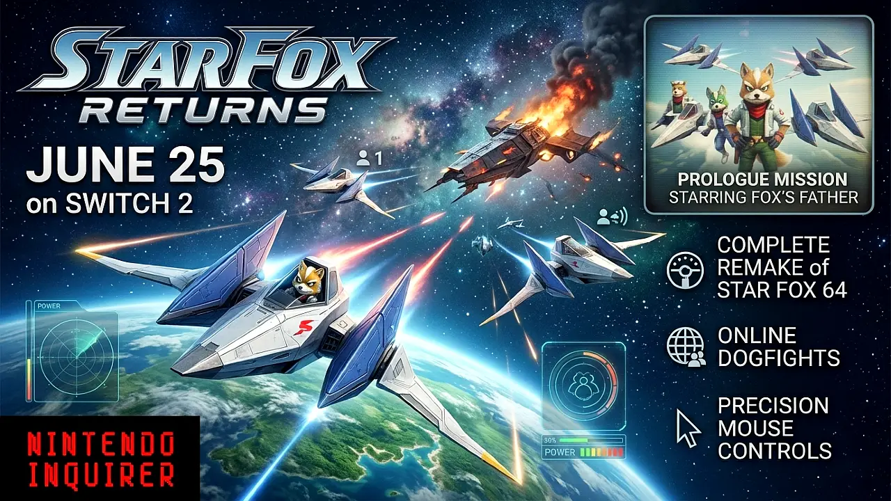 Star Fox Returns June 25 on Switch 2