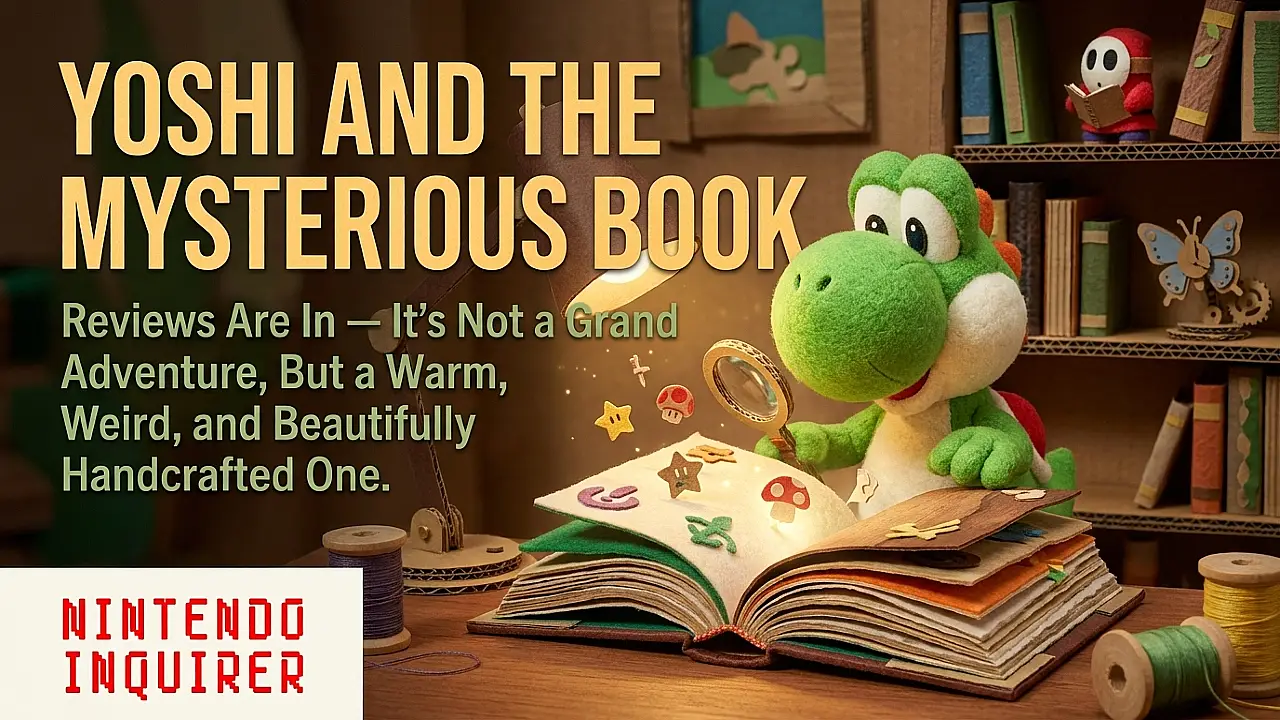 Yoshi and the Mysterious Book Reviews Are In — It's Not a Grand Adventure, But a Warm, Weird, and Beautifully Handcrafted One